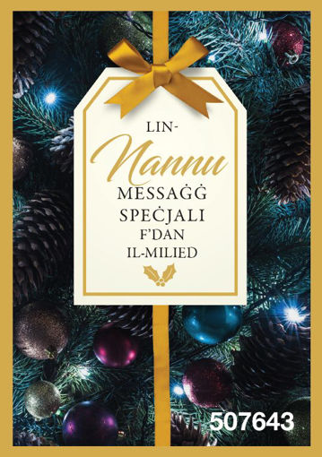Picture of LIN-NANNU MESSAGG SPECJALI FDAN IL-MILIED KARTOLINA